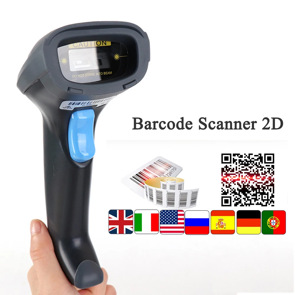 Handheld Barcode Scanner 1D 2D QR USB Wired barcode scanner 2D Bar code reader Scan for POS Data Matrix Barcode Scanner CCD цена Handheld Barcode Scanner 1D 2D QR USB Wired barcode scanner 2D Bar code reader Scan for POS Data Matrix Barcode Scanner CCD цены онлайн
