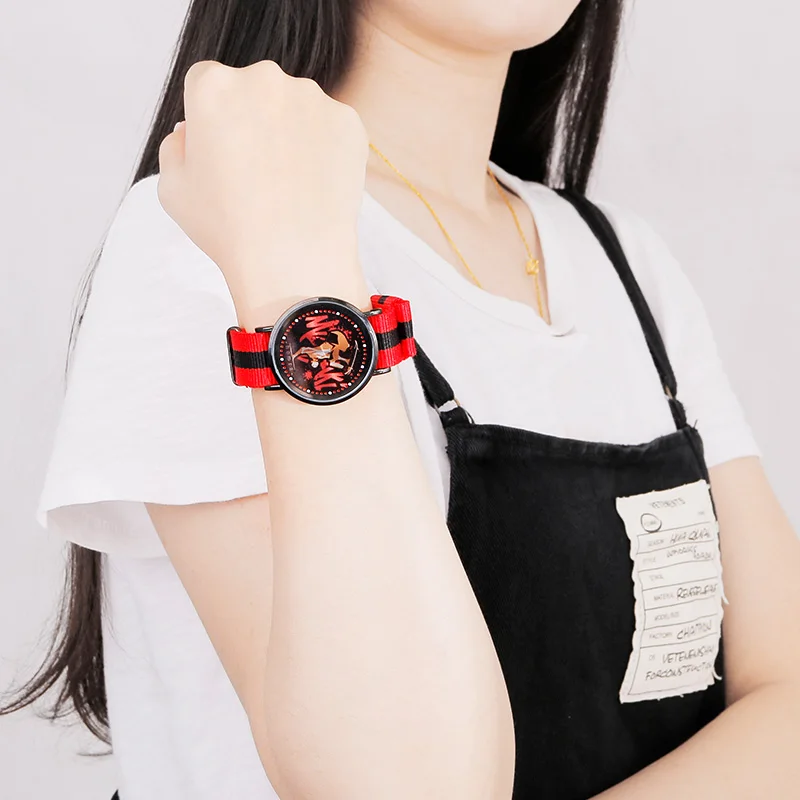 K-Project Anime LED Watch Waterproof Touch Screen Manga Role Yata Misaki Model Figure 