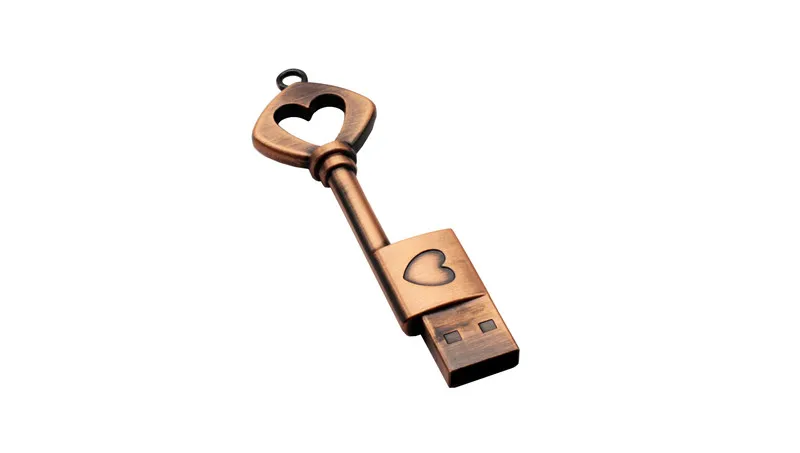 JASTER,, металлический медный USB флеш-накопитель с сердечком, флешка, 4 ГБ, 8 ГБ, 16 ГБ, 32 ГБ, usb 2,0, карта памяти, флеш-карта, подарки