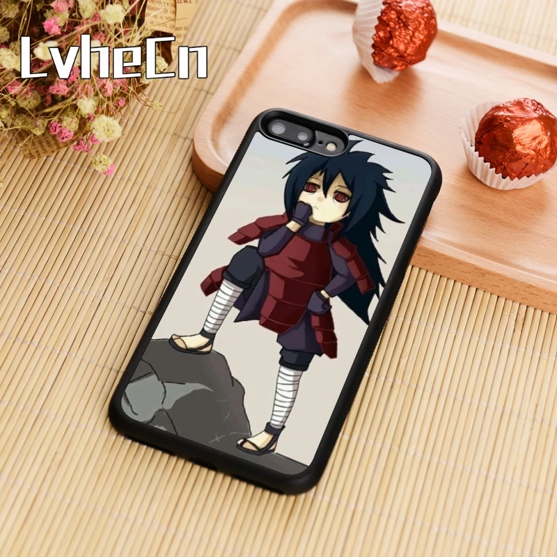 LvheCn Мадара Учиха Чиби Наруто Чехол для телефона чехол iPhone 5 6 6s 7 8 plus 11 pro X XR XS max samsung