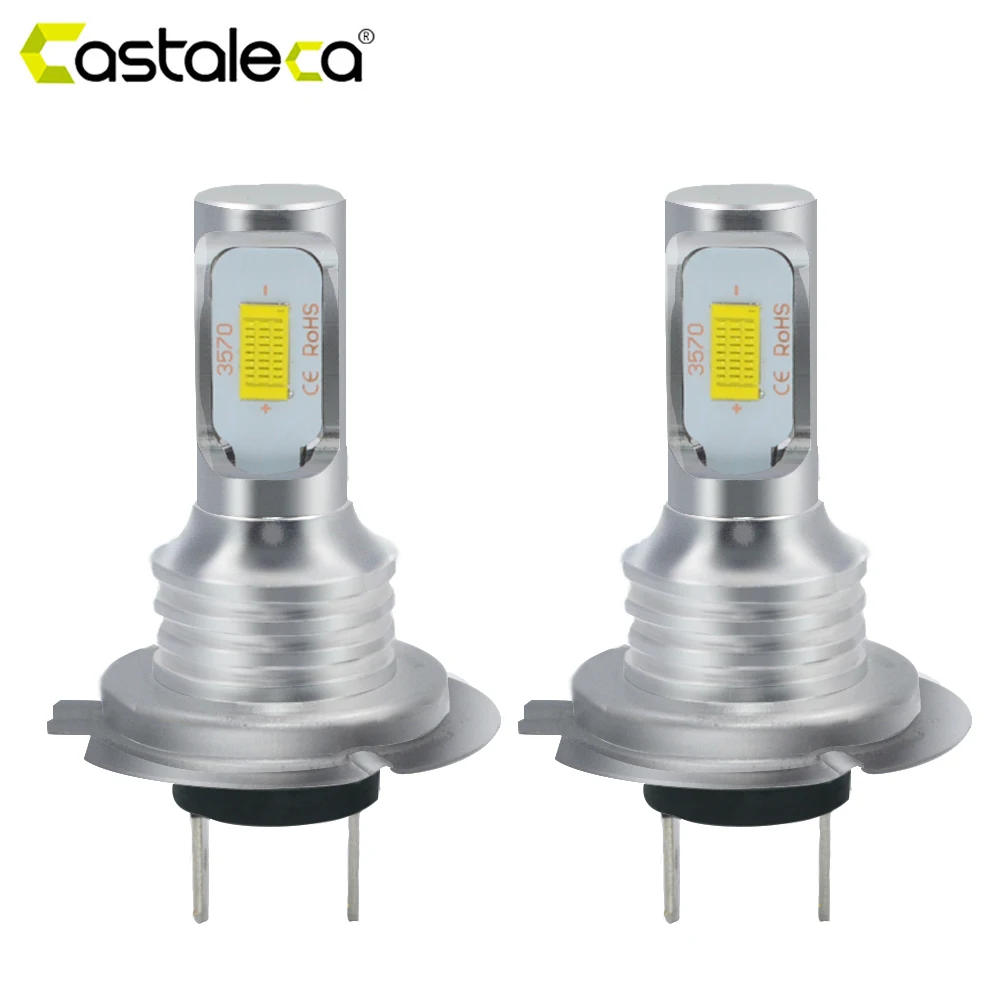 Светодиодные Автомобильные фары Castaleca H7 H4 Сверхяркие прочные H1 H3 H8 H11 H13 9005 9006 9007