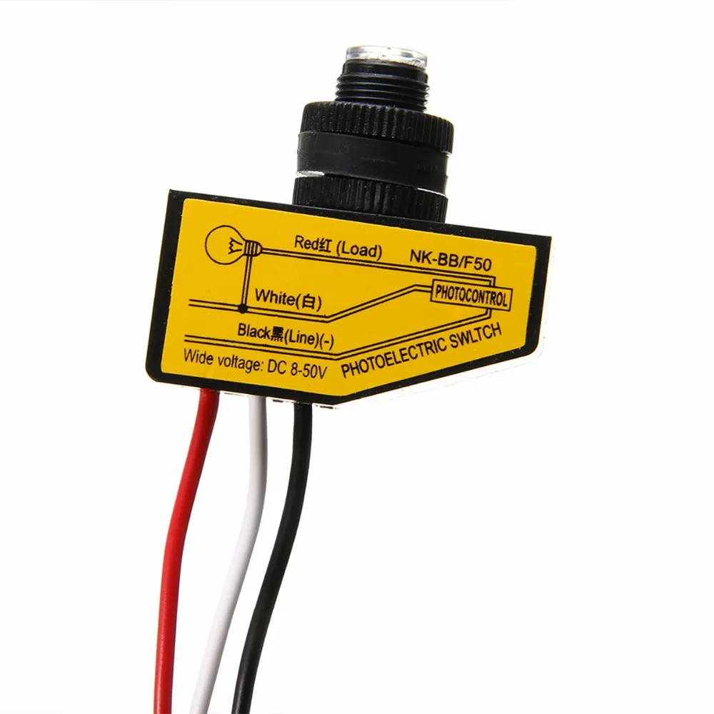 Mayitr Automatic Photocell Switching Sensor Auto On Off Photocell