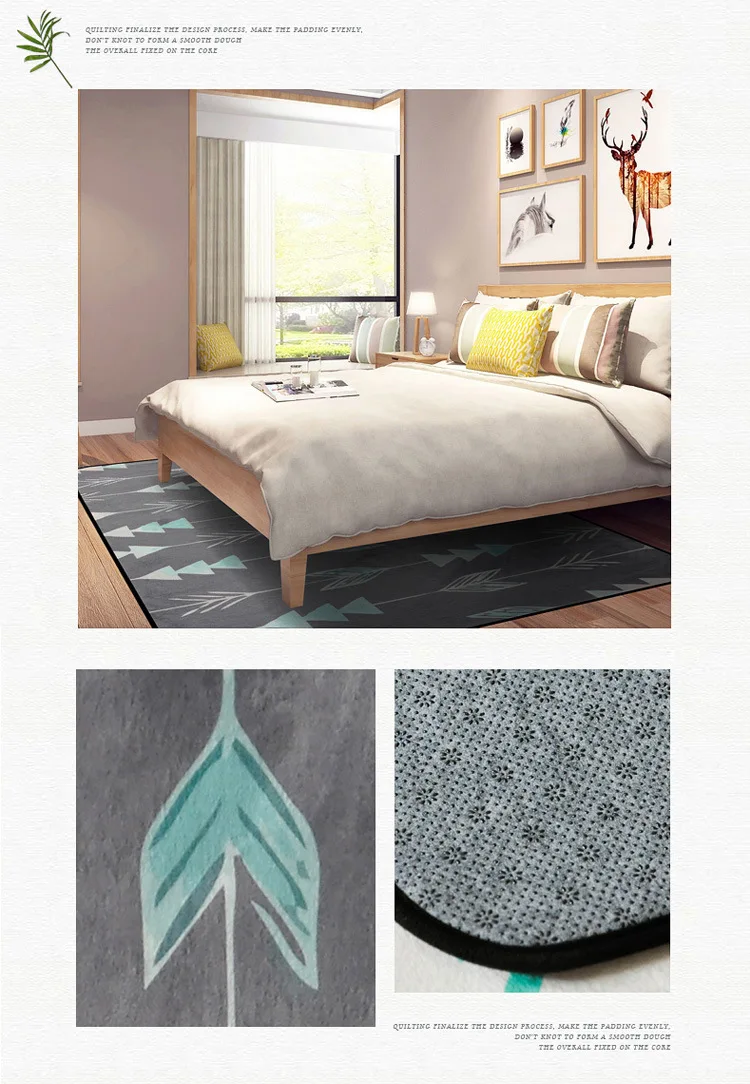 120*180 см ковры с геометрическим рисунком в Северной Европе для гостиной, Короткие Домашние коврики для спальни, детские коврики для игр, коврик для кофейного столика
