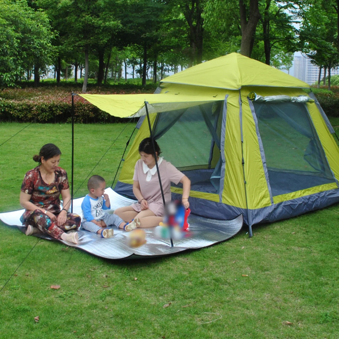 1 قطعة قابلة للطي جديد النوم فراش حصيرة سادة للماء الألومنيوم احباط eva التخييم حصيرة شركة نفط الكويت piknikowy