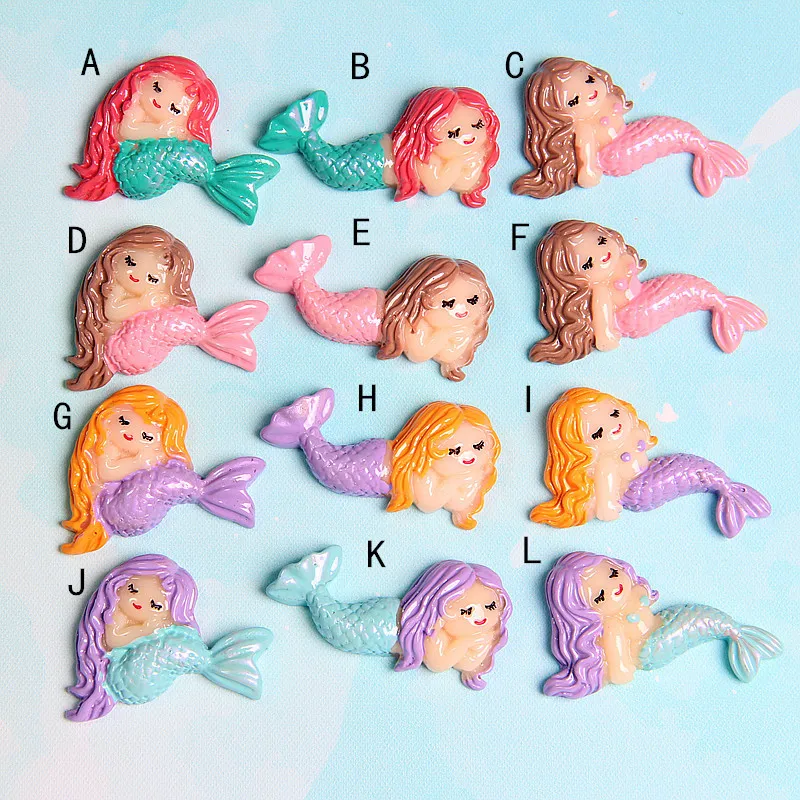 

2019 Addition Slime Charms for Slime Supplies Filler DIY Polymer Mermaid Accessories Toy Lizun Model Tool for Kids Toys Gift E