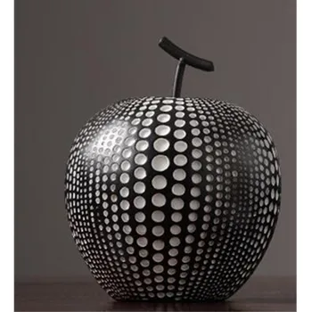 

Nordic Ornaments Modern Abstract Apple Resin Creative Crafts Home Living Room Office Decorations Business Gift M2038