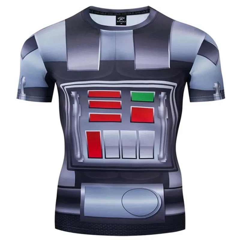 

New Tshirt Men 3D Printed Anime Marvel Tee Shirt Homme Fitness T-shirts Compression Shirt Polyester Cosplay Costume