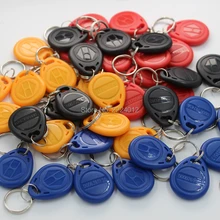 125 кГц EM4100 TK4100 Бесконтактный rfid ID брелок для ключей бирка RFID карта для системы контроля доступа двери 100 шт./упак