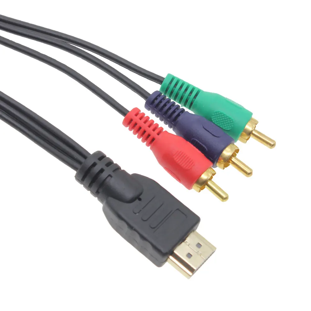 HDTV DVD 96 см HDMI папа к 3RCA Видео Аудио AV компонентный конвертер адаптер кабель|dvd hdmi|dvd