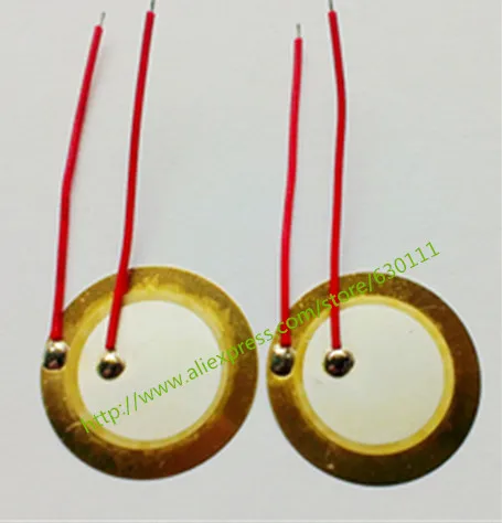 

35mm Piezo Ceramic Element with cable length