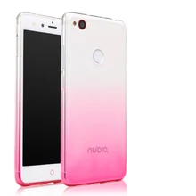 Чехол для zte nubia Z11 mini, прозрачный мягкий силиконовый чехол 5,0 дюйма, ультратонкий градиентный чехол Z11mini