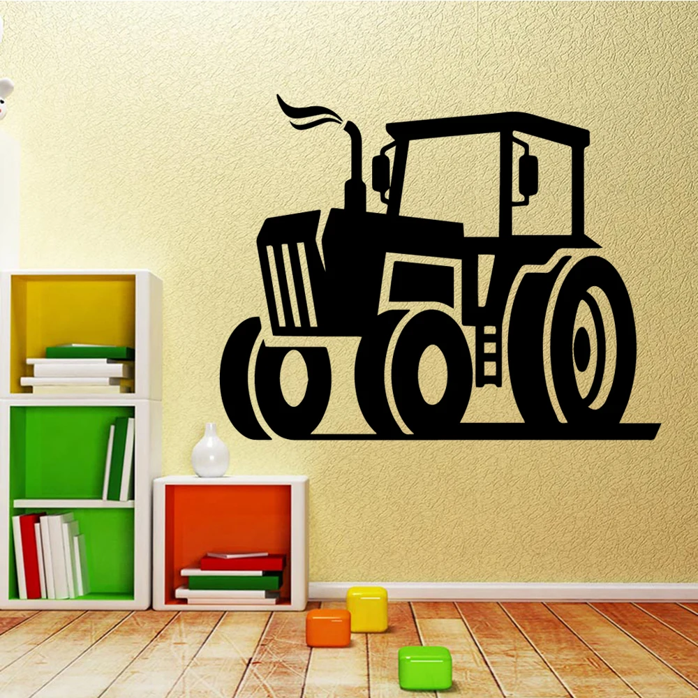 Creatively Tractor Vinyl Wall Sticker Decals For Kids Room