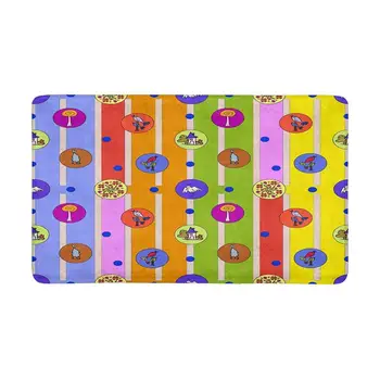 

Small House Flowers and Birds Indoor Entrance Doormat