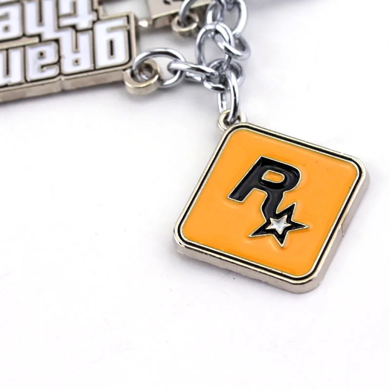 Игровой брелок PS4 GTA 5 лидер продаж! Grand Theft Auto для фанатов Xbox PC Rockstar держатель 4 см