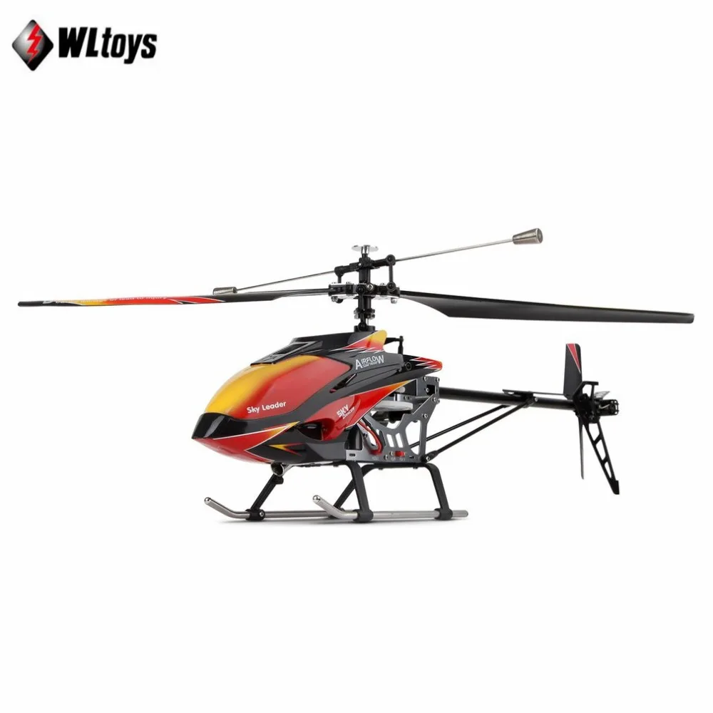 Wltoys V913 вертолет 2,4G 4CH одним лезвием Встроенный гироскоп супер устойчивый полет высокое бесщеточный Высокоэффективный двигатель Drone модель