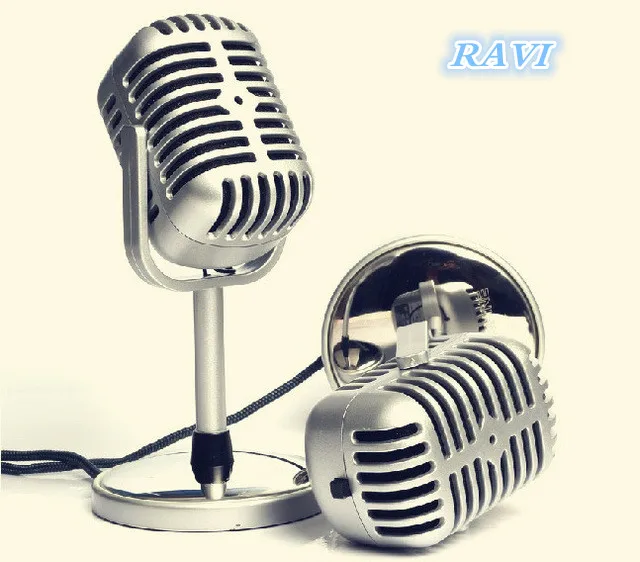 

Wired condenser microphone retro microphone computer K Karaoke microphone