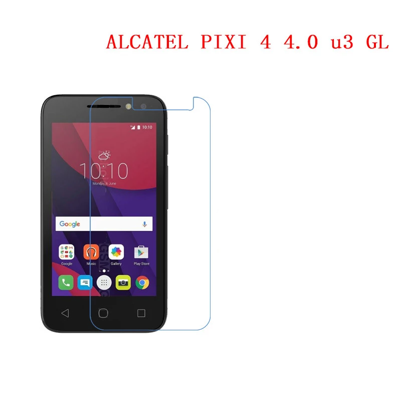 

(3-Pack) 9H flexible glass screen protector For ALCATEL PIXI4 u3 GL 4034A 4034G 4034X