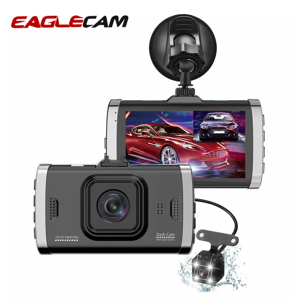 Видеорегистратор с двумя объективами и зеркальными видеорегистраторами заднего