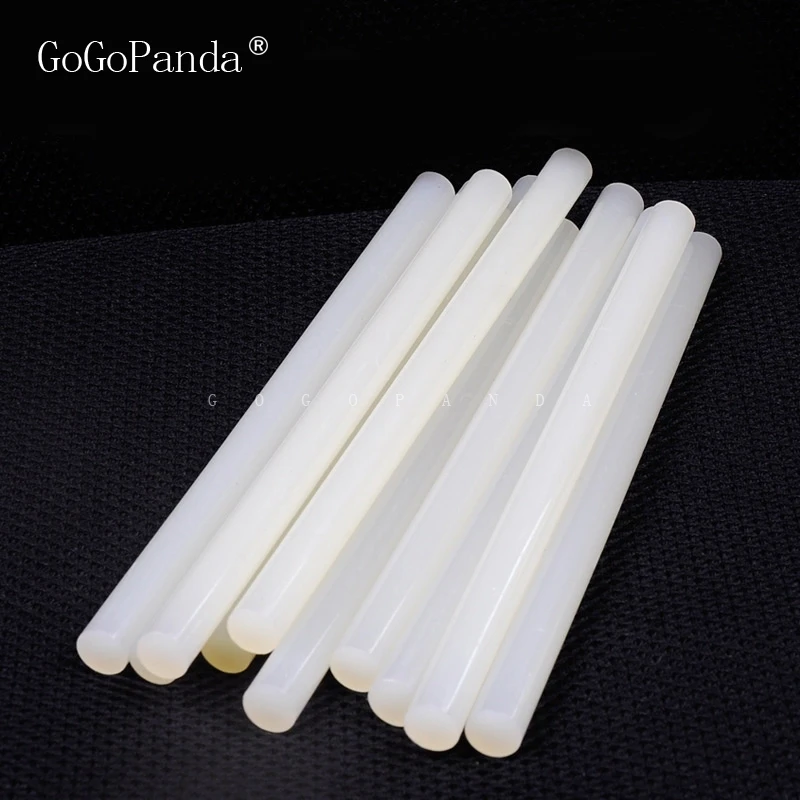 (50pcs/lot) 11mm X190mm Adhesive Craft Sticks Desinger Power Tool Non-Toxic Hot Melt Glue Sticks