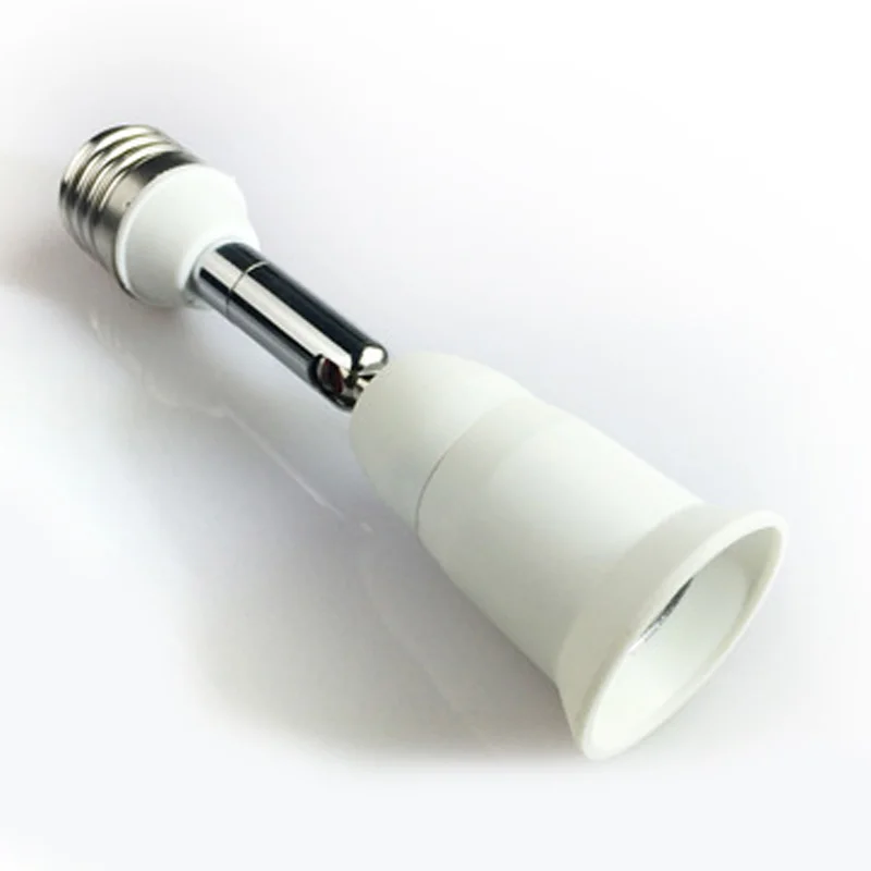 126mm Hardness Conversion Lamp Head Home White+silver 90 Degree Conversion Lamp Head Right Angle Adjustable Angle Pbt E27