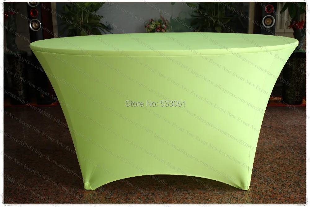 Neon Green Spandex Table Cover/Lycra Tablecloth/Chair Sash/Chair Covers