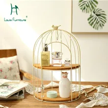 Луи моды завод полки простой американский стиль старая клетка для птиц одежда кофе магазин украшения стен