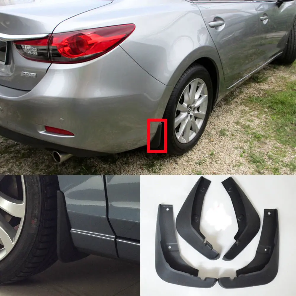 4 шт. передние и задние автомобильные брызговики для Mazda 6 (GJ) Atenza 2013 2017