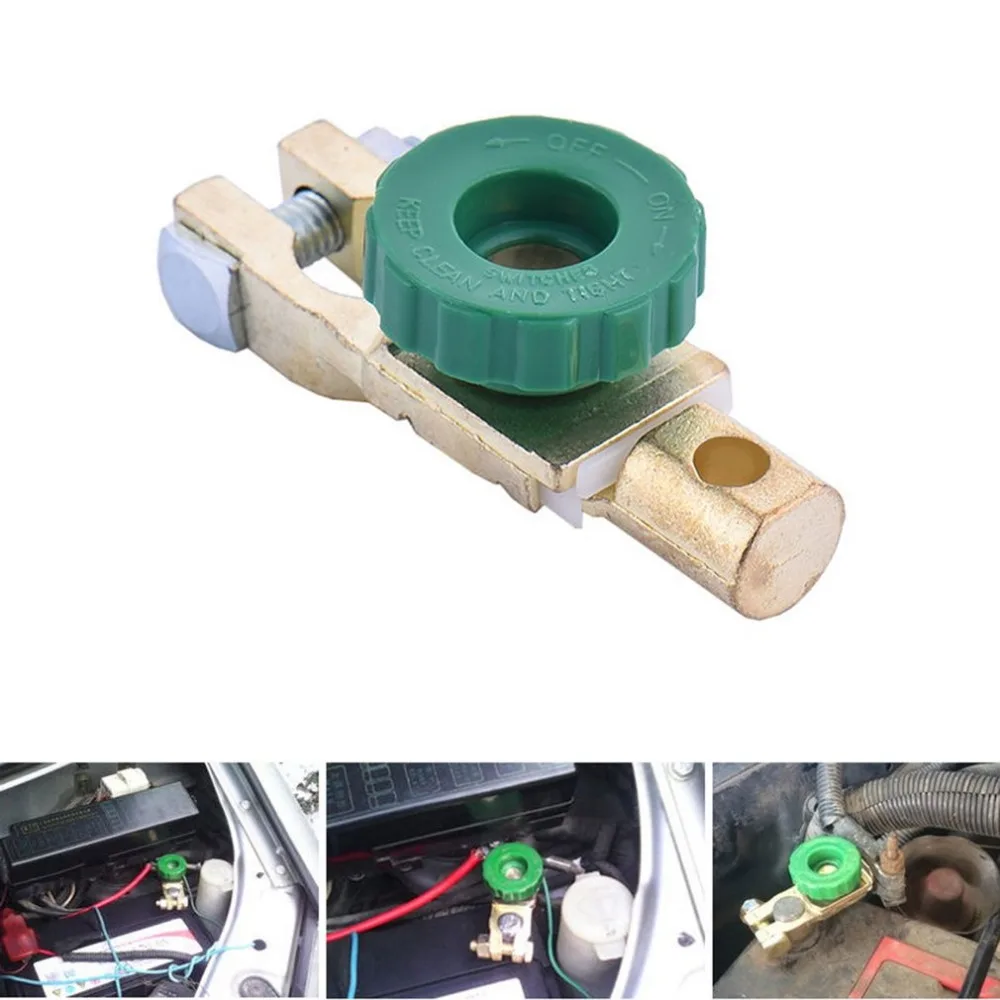 

new Copper Battery Terminal Link Switch Quick Cut-off Disconnect Isolator Switch Auto Car Accessories Drop Shipping Hot