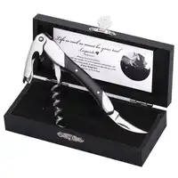 Laguiole Style Wine Openers Stainless Steel Bottle Opener Wooden Handle Corkscrew Wine Knife Can in Box Kitchen Accessories