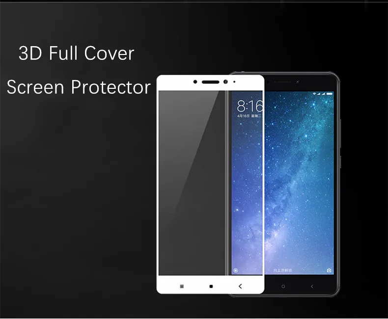 Allvcover xiaomi max2 tempered glass 3D soft edge (3)