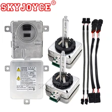 SKYJOYCE AC 55W Автомобильная фара ксеноновая D1S D3S HID Комплект 4300K 5000K D1S 6000K 8000K D3S D1R D3R ксеноновая лампа 55W HID балласт комплект
