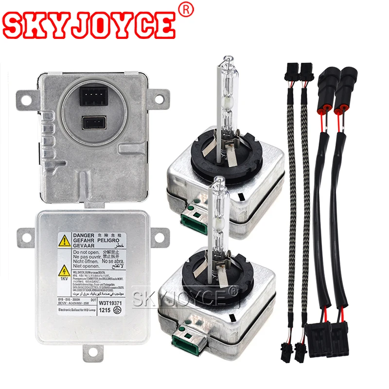 SKYJOYCE AC 55W Автомобильная Фара ксенон D1S D3S HID Комплект 4300K 5000K 6000K 8000K D1R D3R ксеноновая