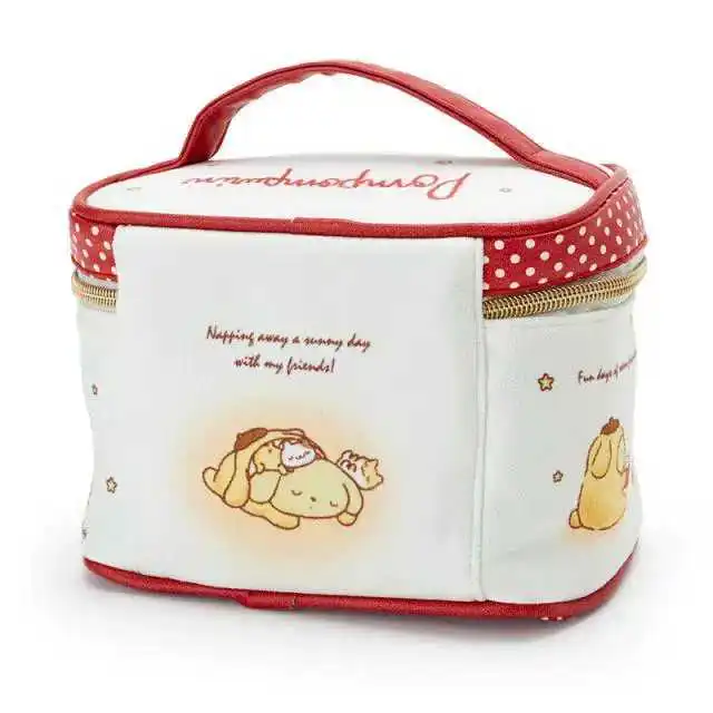 Милая мультяшная Марка pom-Pom Purin Dog, сумка для макияжа, дорожная косметичка, женский косметичка, органайзер для туалетных принадлежностей, сумки для хранения