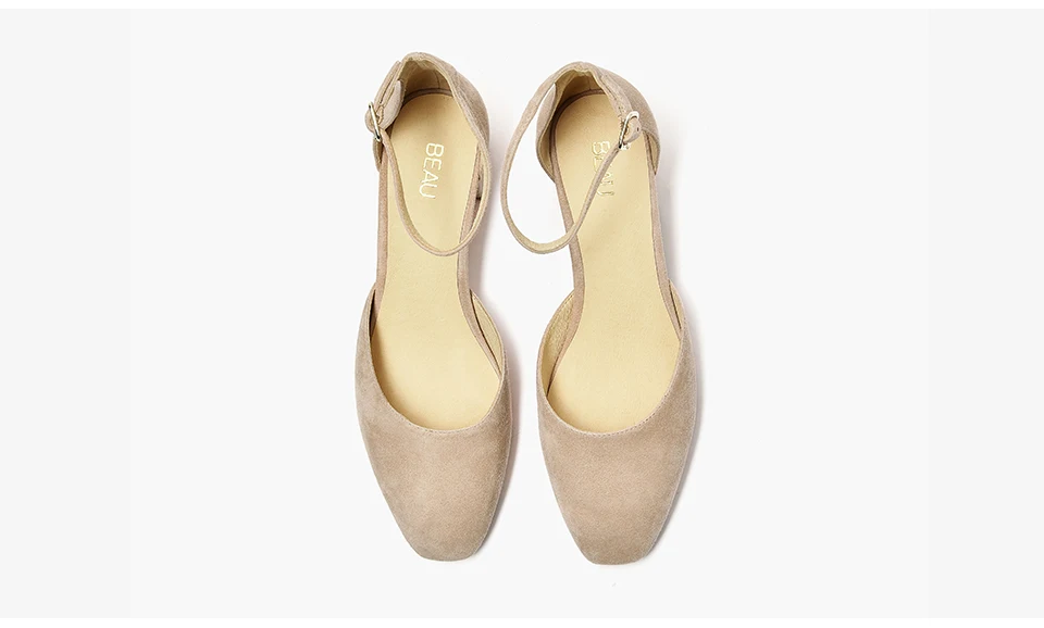BeauToday/женские босоножки; детская замшевая обувь с пряжкой на ремешке с квадратным носком и закрытой пяткой; разные цвета; женская летняя обувь ручной работы; 31040