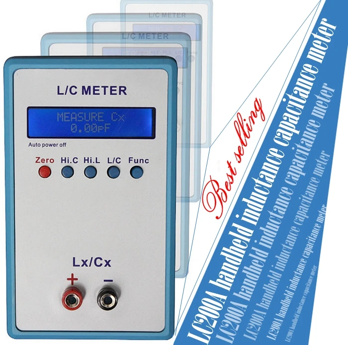 LC200A handheld inductance capacitance meter, inductance meter, digital