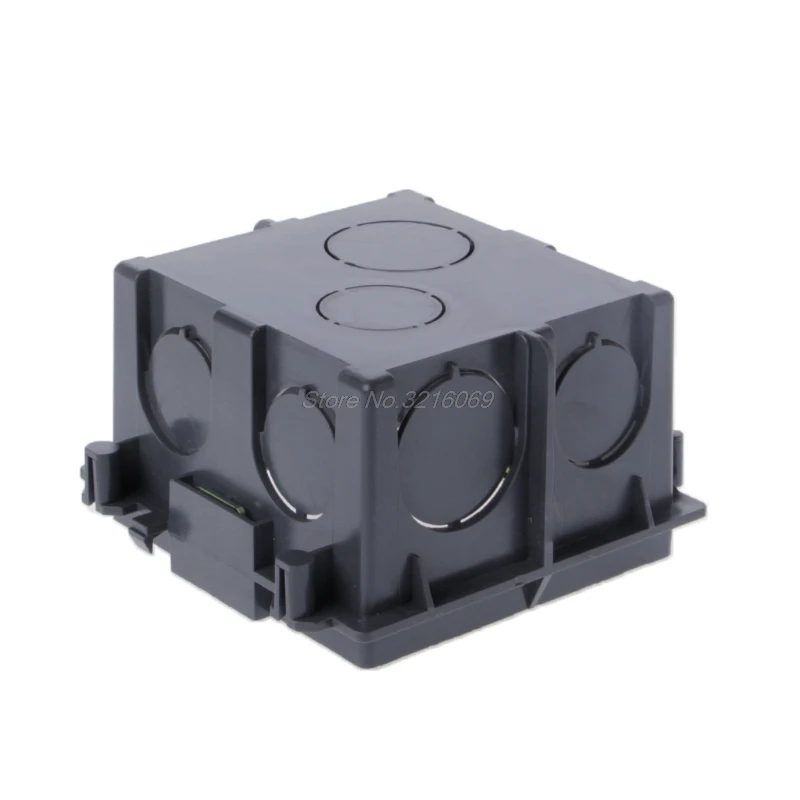 1 шт. 86-Тип ПВХ распределительная коробка настенное крепление кассеты для переключатель гнездо основание светильника и Прямая поставка