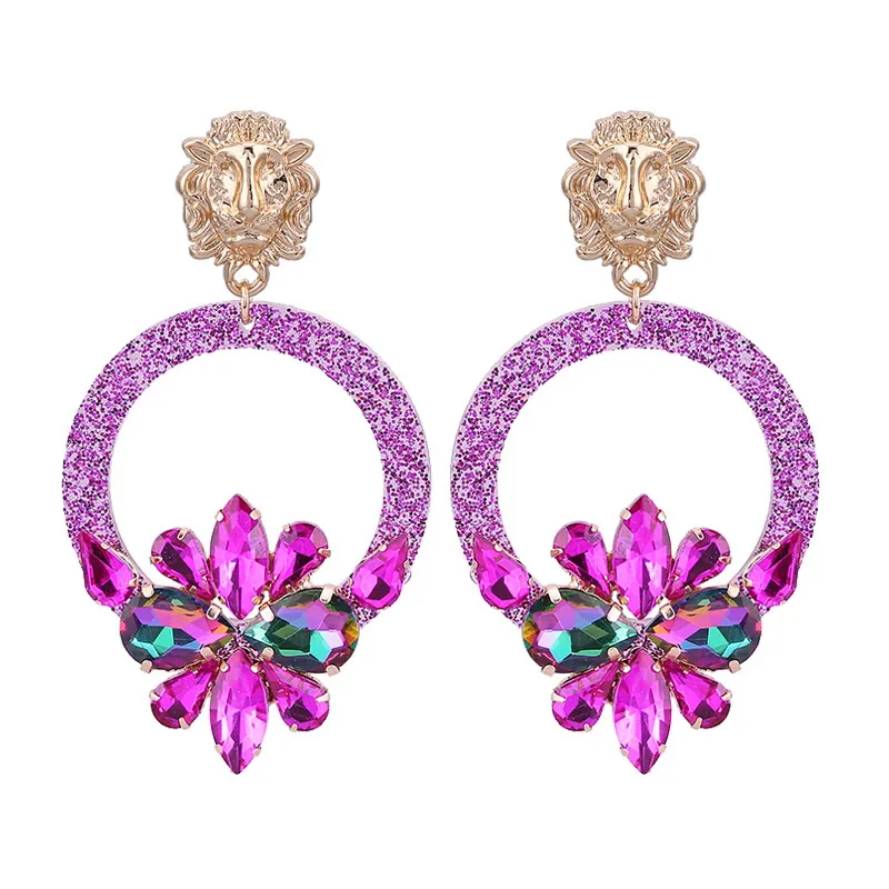 Earrings for woman pendients weddings Champagne Rose