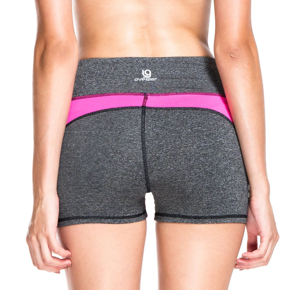 OVESPORT Women Fitness Shorts Workout Elastic Loose stripe Casual Breathable Quick Dry Absorb Sweat Sexy Bottom hot shorts 