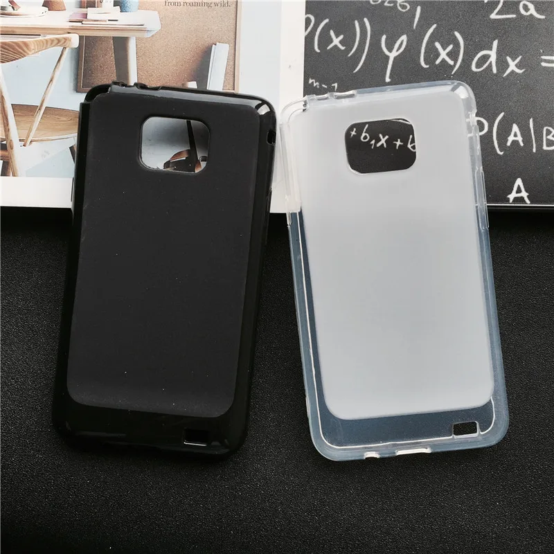 Мягкие силиконовые защитные чехлы для задней крышки Samsung Galaxy S2 S 2 SII i9100/S2 Plus i9105 ТПУ