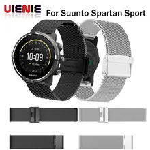 Кристалл высокое качество роскошные Milanese Loop Нержавеющая сталь ремешок для часов металлический ремешок для часов Suunto Спартанский Спорт