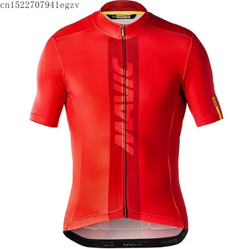 

Mavic cycling jersey team 2019 Pro racing shirt cycling clothing 2019 summer short-sleeved jersey Quick-drying