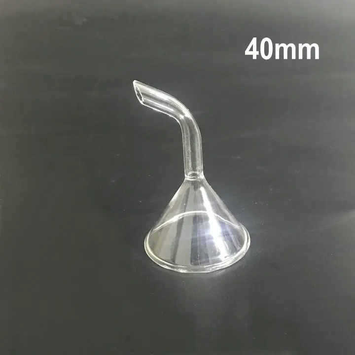 Buy 5Pcs/lot 40mm Clear Glass Conical Funnel with
