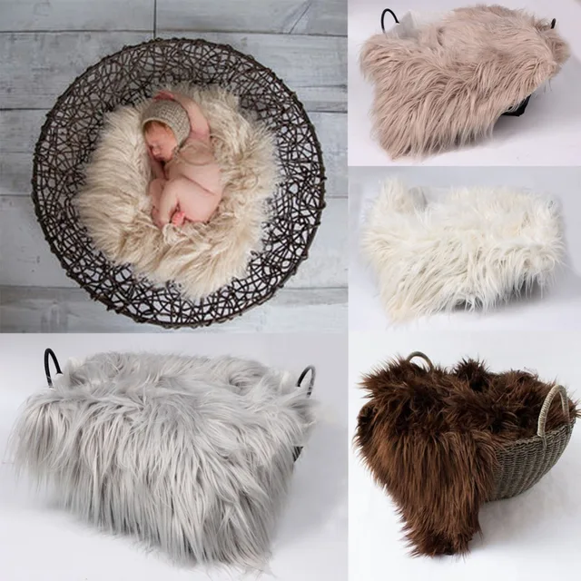 60cmx50cm newborn photography props blanket faux fur basket stuffe photo prop background babies soft basket photo 60cmx50cm newborn photography props blanket faux fur basket stuffe photo prop background babies soft basket photo