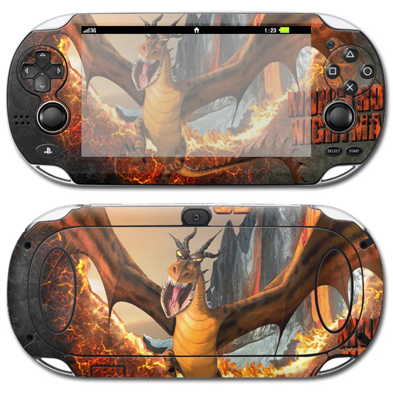 

Free drop shipping lovingly cartoon deers style wrap Decal Cover skin Sticker for PSVITA 1000 #TN-PV1000-0345