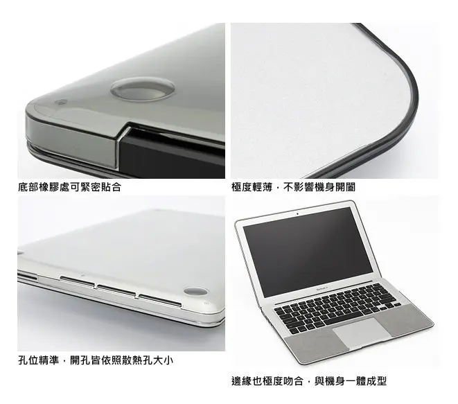 2015 Новый 2в1 прозрачный защитный чехол для Apple Macbook Pro 13 15 с Retina Air 11 12 + клавиатуры 3