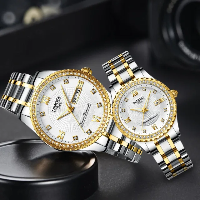 NIBOSI Couple Watch Mens Watches Top Brand Luxury Quartz Watch Women Clock Ladie NIBOSI Couple Watch Mens Watches Top Brand Luxury Quartz Watch Women Clock Ladie