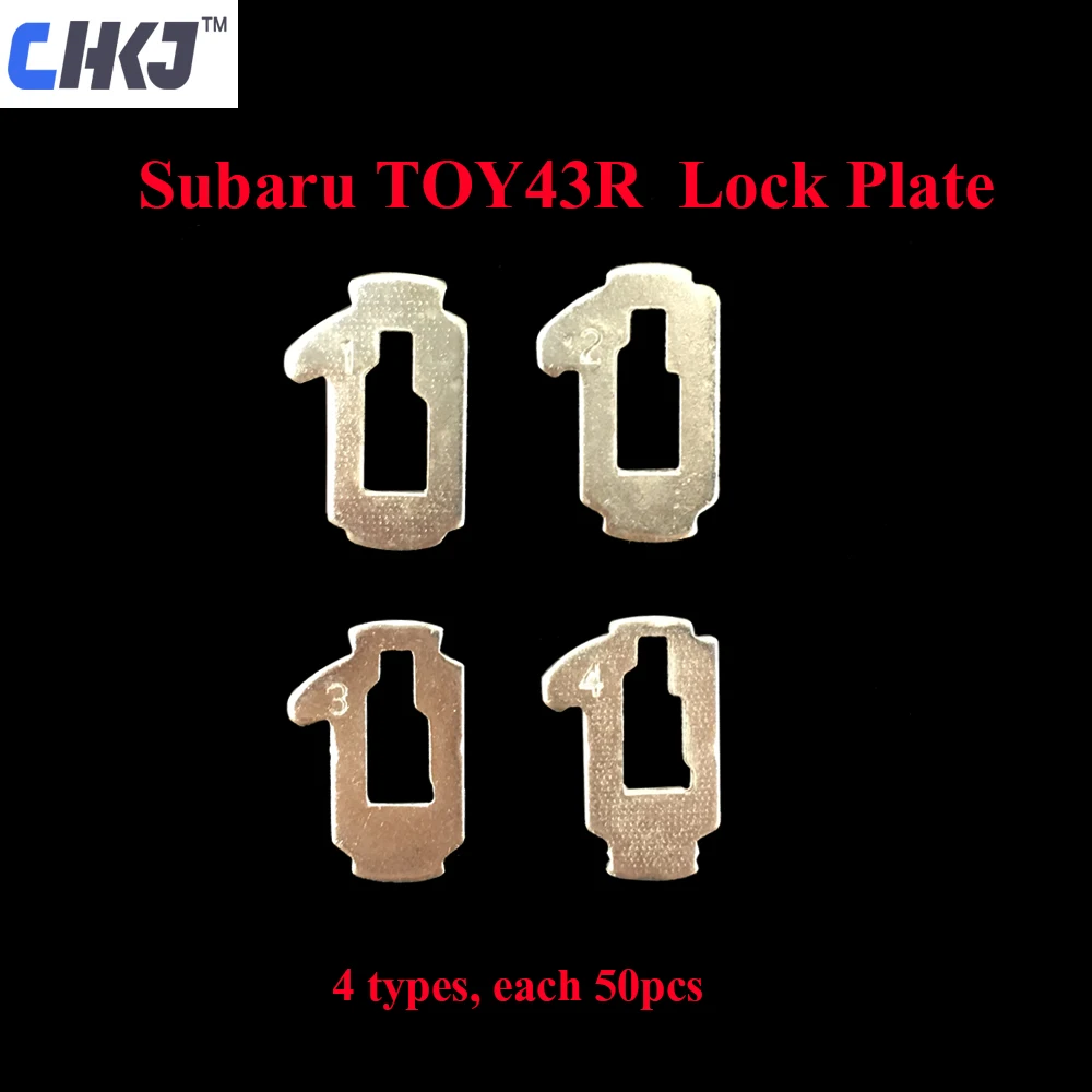 

CHKJ 200pcs/lot TOY43R Car Lock Reed Locking Plate For Subaru Auto Repair Accessaries Kit Locksmith Supplies 4 Types Each 50pcs