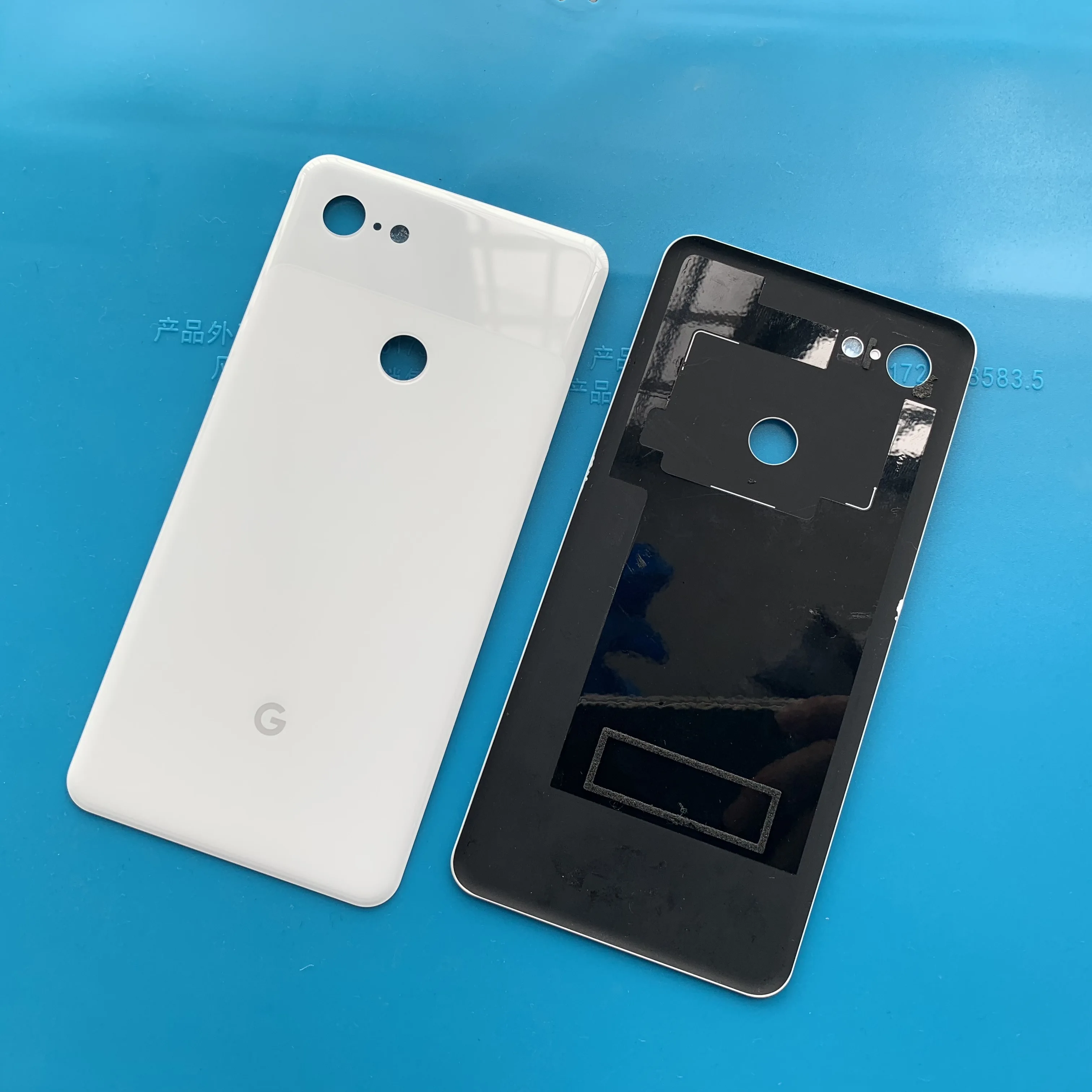 Back Housing Door Glass Battery Cover Pre-installed for Google Pixel 3a XL White 