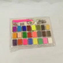 24 Цвета Полимерная глина блок моделирование литья DIY детей Игрушечные лошадки