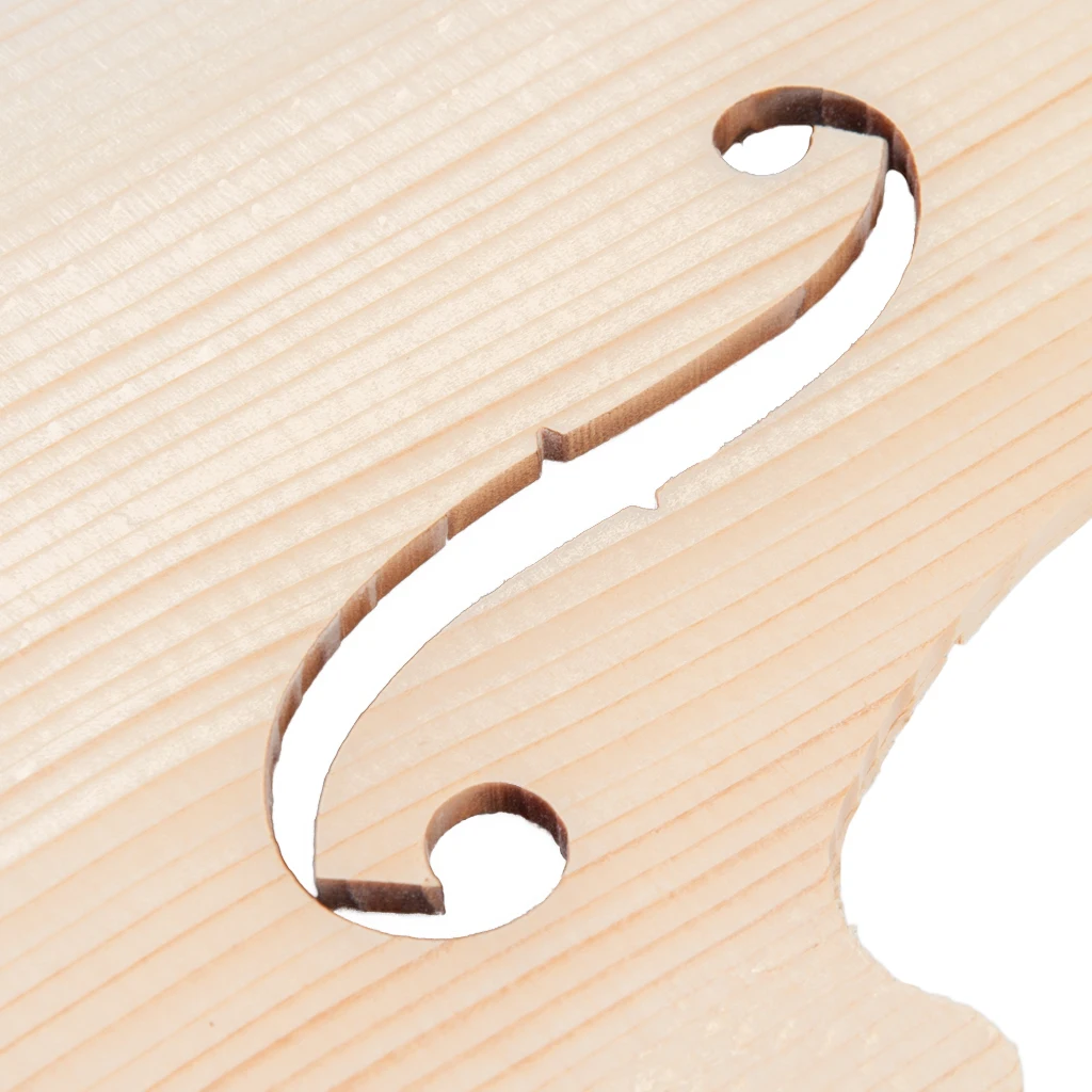 1 Set Wood Unfinished Violins Fiddle Spruce Panel Plate + Maple Backplate DIY Stringed Instruments Exquisite Workmanship